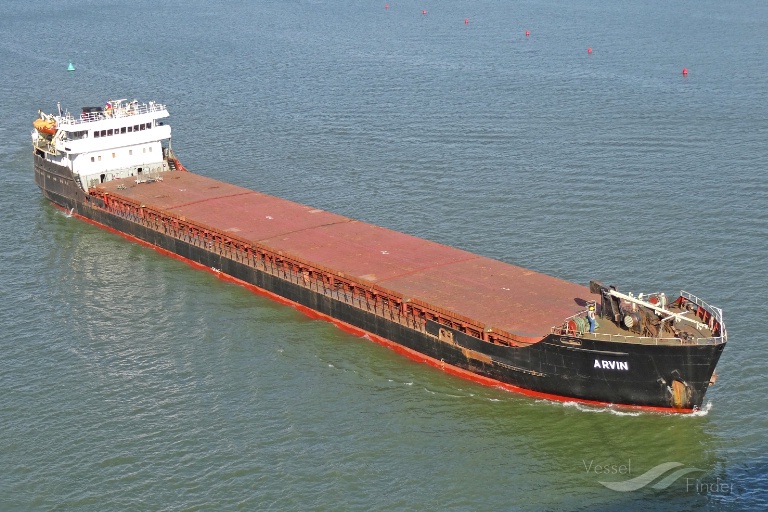 ARVIN, General Cargo Ship Details and current position IMO 8874316
