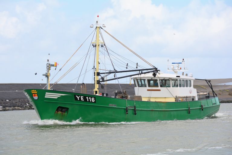 YE116 ELIZABETH, Fishing Vessel - Details and current position - IMO ...