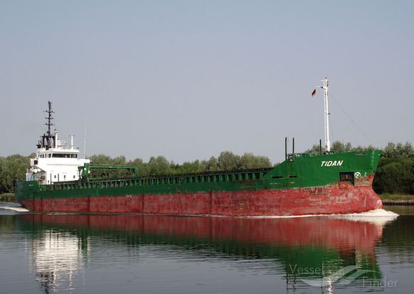 TIDAN, General Cargo Ship - Данные судна и текущее ...