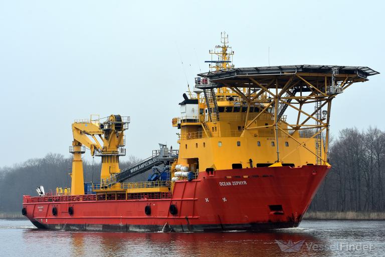 OCEAN ZEPHYR, Work/Repair Vessel - Details and current position 