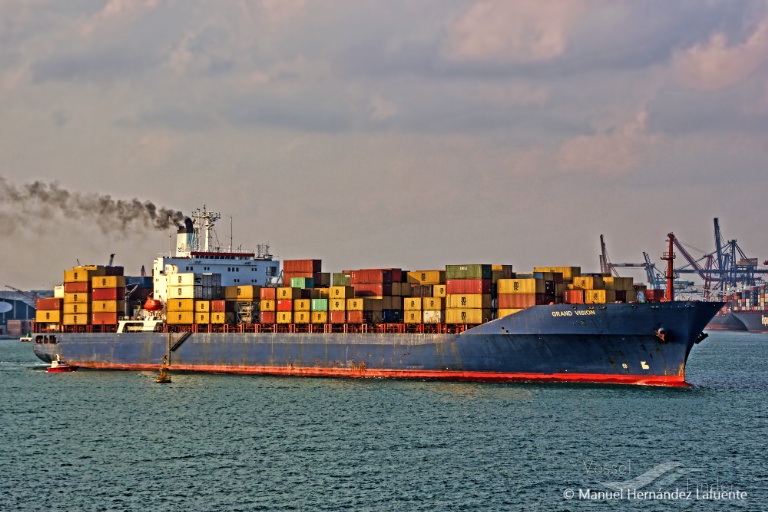 Grand Vision Container Ship Details And Current Position Imo 9005247 Vesselfinder