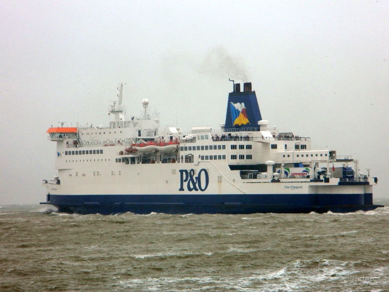 PRIDE OF BURGUNDY, Passenger/RoRo Cargo Ship Detalles del buque y
