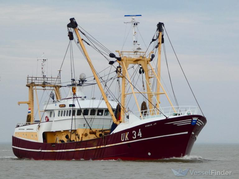 UK34 KOBUS JR, Fishing Vessel - Scheepsdetails en huidige positie