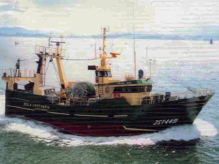 BELLA CANTABRIA, Fishing Vessel - Details and current position - IMO  9046930 - VesselFinder