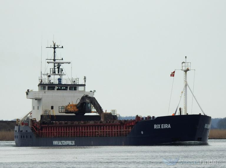 @ri RIX EIRA, General Cargo Ship - Detalles del buque y posición