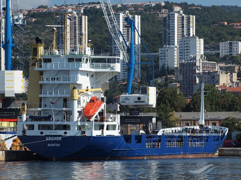 ARCHER, Container Ship Details and current position IMO 9061265