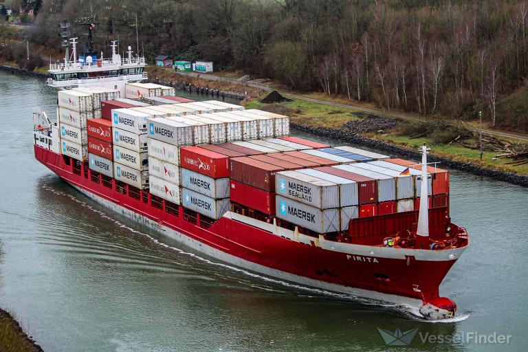 PIRITA, Container Ship - Dane statku i aktualna pozycja - IMO 9108063 ...