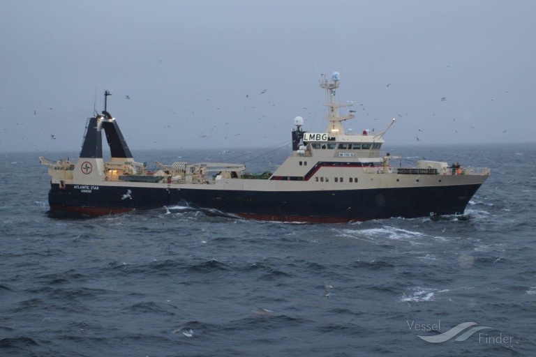ATLANTIC STAR, Fishing Vessel Details and current position IMO