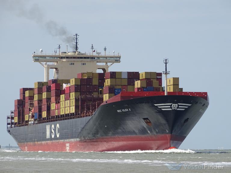 MSC VILDA X, Container Ship - Details and current position MSC VILDA X, Container Ship - Details and current position