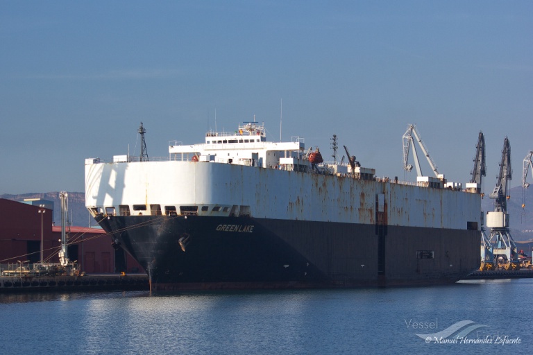 GREEN LAKE, Vehicles Carrier Details and current position IMO