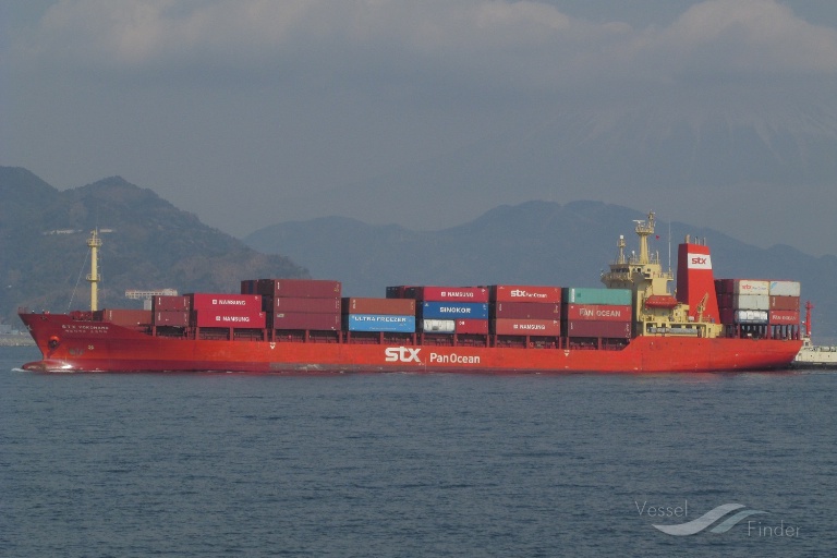 Pos Yokohama Container Ship Details And Current Position Imo Mmsi Vesselfinder