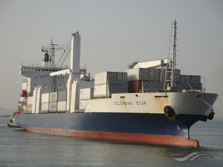 COLOMBIAN STAR, Refrigerated Cargo Ship Details and current position