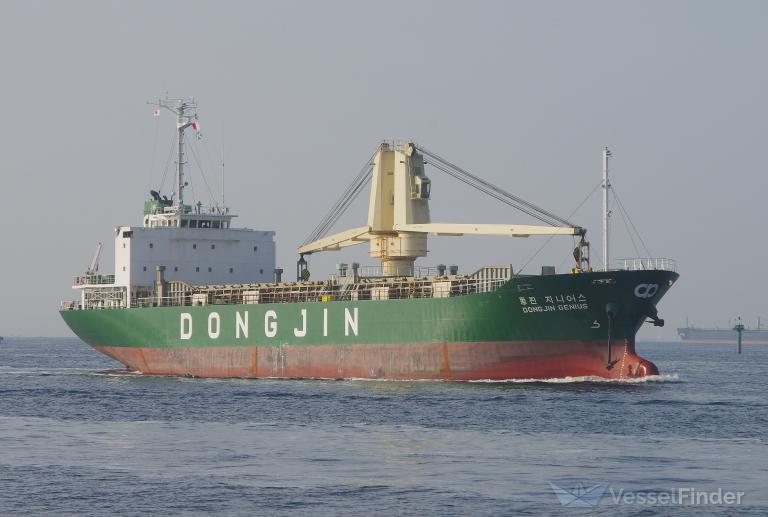 DONGJIN GENIUS, General Cargo Ship - Details and current position