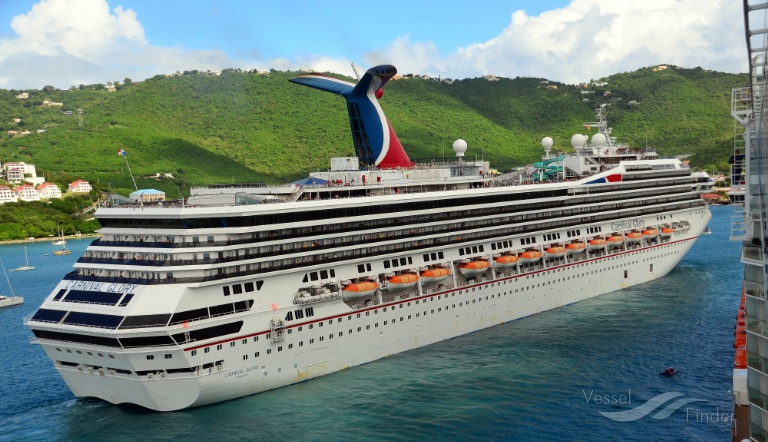 track carnival glory cruise ship