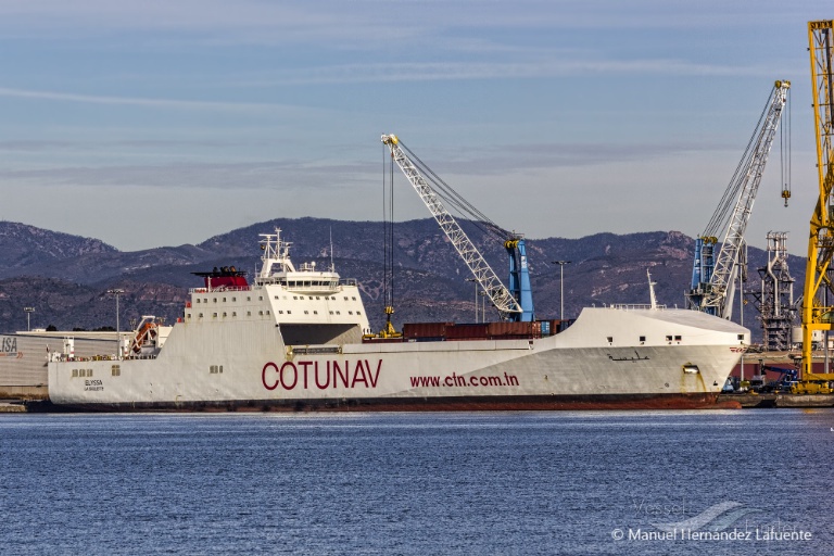 ELYSSA Posizione attuale (Ro-Ro Cargo Ship, IMO 9208007) - VesselFinder