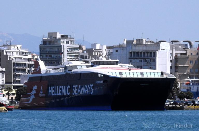 HIGHSPEED 4, Passenger/Ro-Ro Cargo Ship - Details and current position ...