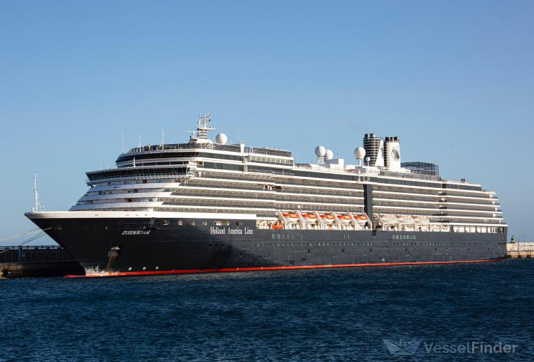 tracking zuiderdam cruise ship