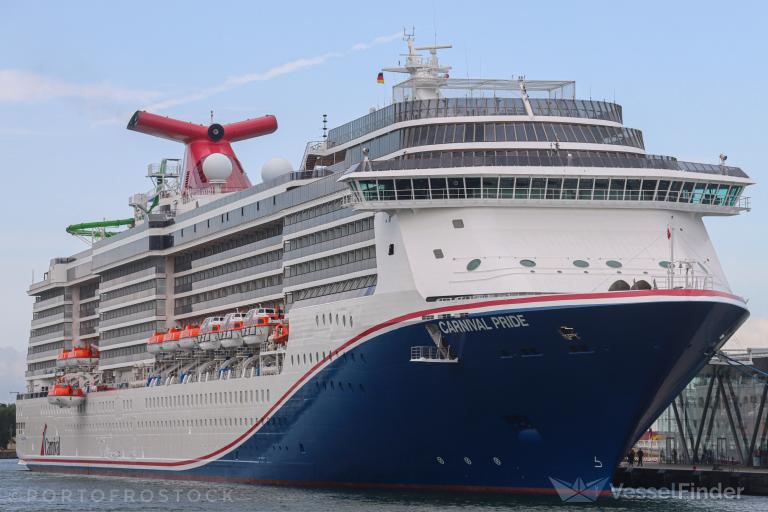 CARNIVAL PRIDE, Passenger (Cruise) Ship Details and current position