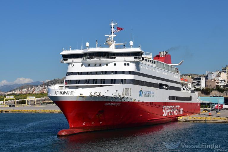 スフィア SUPERFAST XI, Passenger/Ro-Ro Cargo Ship - Данные судна и текущее