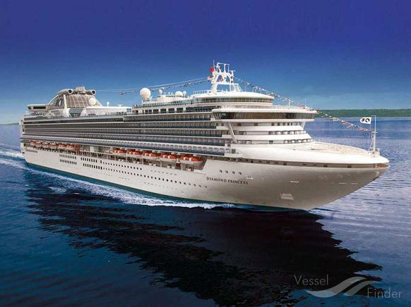 Diamond Princess Passenger Cruise Ship Details And Current Position Imo 9228198 Mmsi 235103359 Vesselfinder