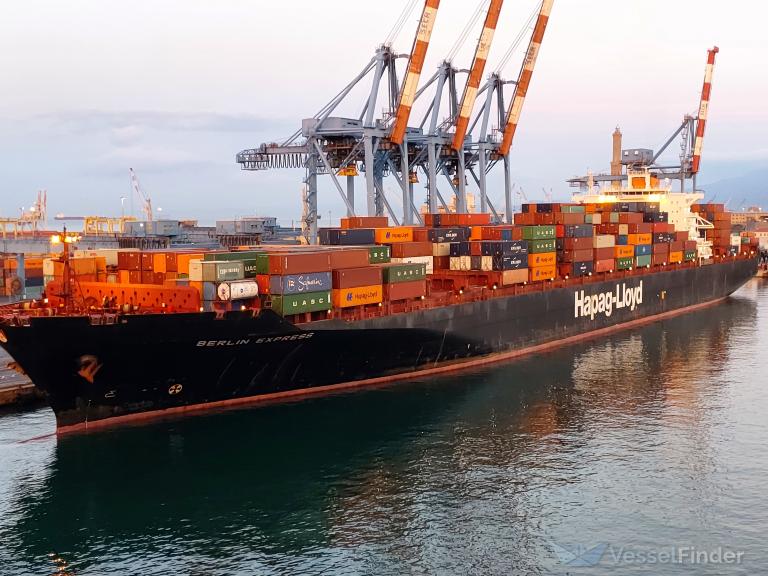BERLIN EXPRESS, Container Ship - Dettagli della nave e posizione attuale - IMO 9229855 ...