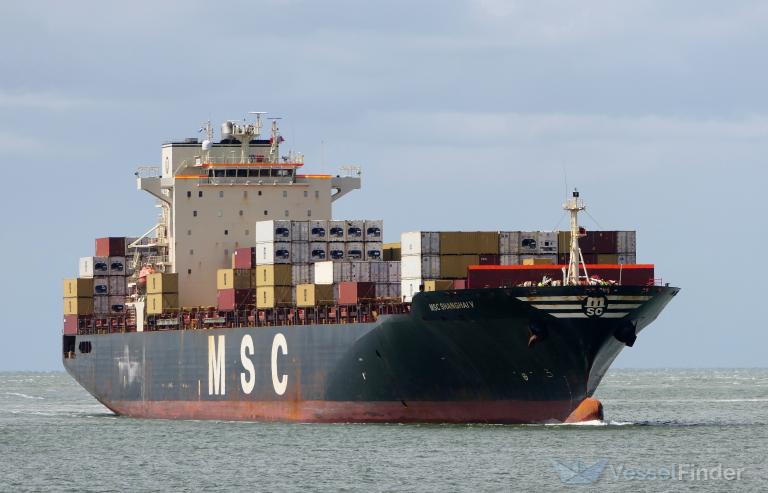 MSC SHANGHAI V, Container Ship - Details and current position
