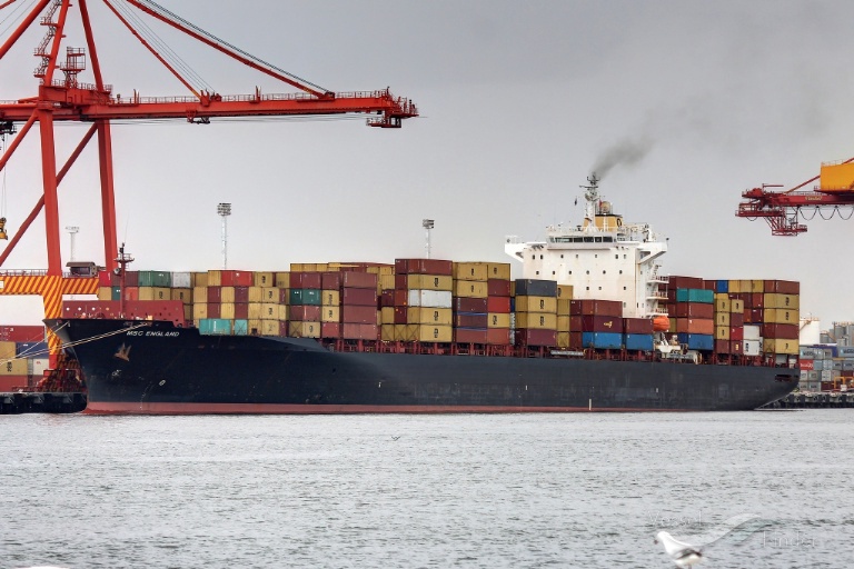 MSC ENGLAND, Container Ship - Details and current position - IMO ...