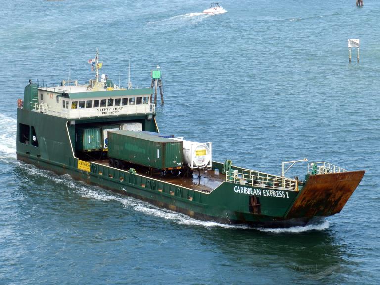 CARIBBEAN EXPRESS I, Landing Craft Detalles del buque y posición