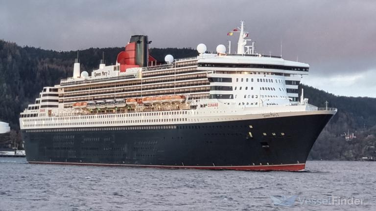 queen mary cruise ship position now