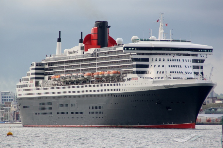 queen mary cruise ship current position