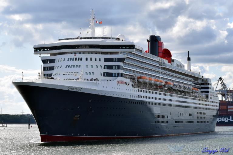 queen mary cruise ship current position