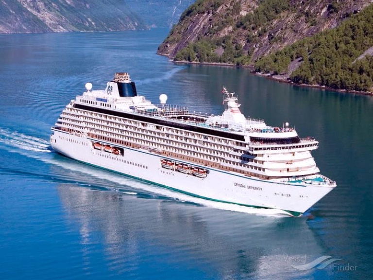 crystal serenity cruise ship location