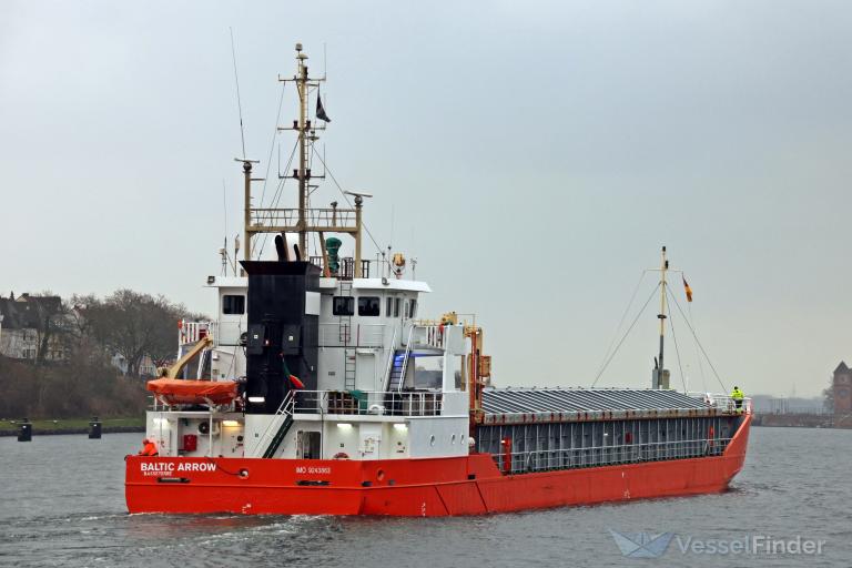 BALTIC ARROW, General Cargo Ship - Details And Current Position - IMO ...