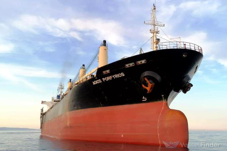AGIOS PORFYRIOS, Bulk Carrier Details and current position IMO