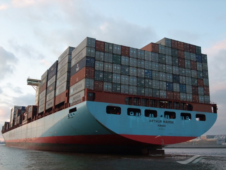 ARTHUR MAERSK, Container Ship - Details And Current Position - IMO ...