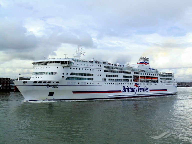 Pont Aven Passenger Ro Ro Cargo Ship Scheepsdetails En Huidige Positie Imo 9268708 Mmsi 228183600 Vesselfinder