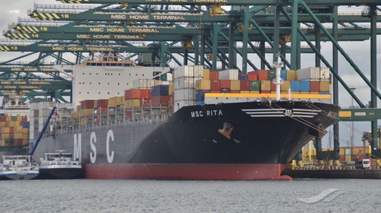 MSC RITA, Container Ship - Детайли за кораба и текуща позиция - IMO ...