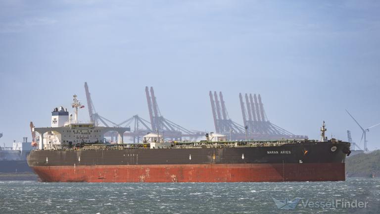 MARAN ARIES, Crude Oil Tanker - Details and current position - IMO ...