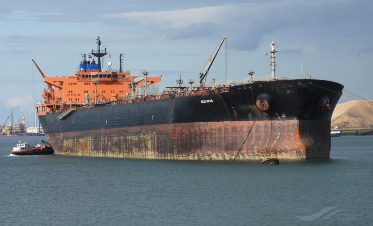 AQUANUS, Crude Oil Tanker - Details and current position - IMO 9299355