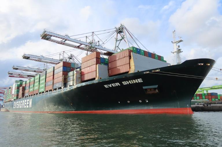 EVER SHINE, Container Ship Details and current position IMO 9300386
