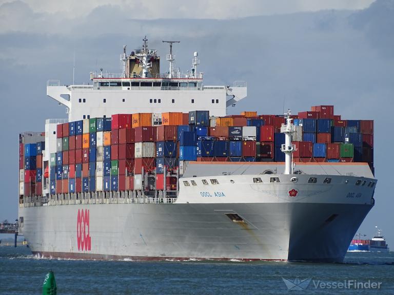 OOCL ASIA, Container Ship - Details and current position - IMO 9300790 ...