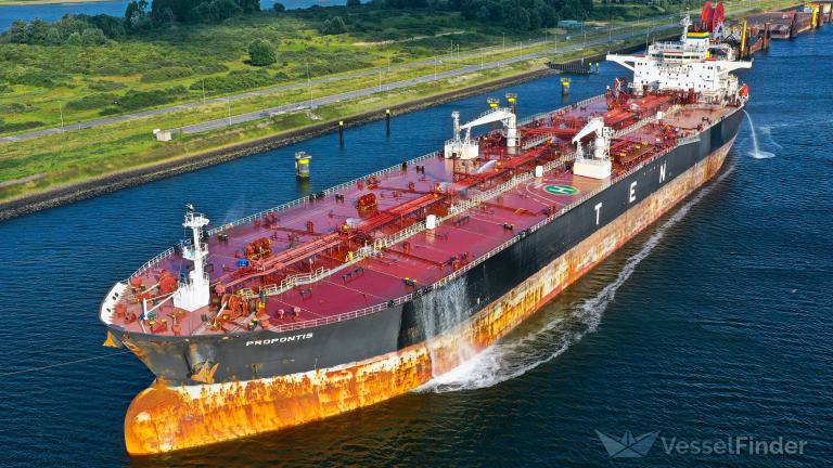PROPONTIS, Crude Oil Tanker - Details and current position - IMO ...