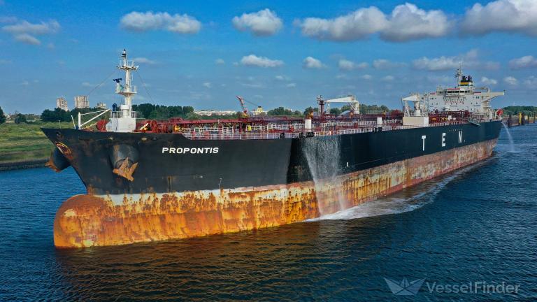 PROPONTIS, Crude Oil Tanker - Details and current position - IMO ...
