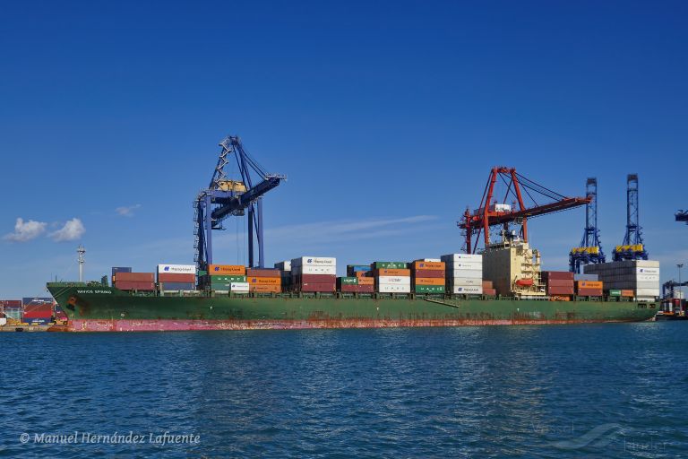 NAVIOS SPRING, Container Ship - Detalles del buque y posición actual ...