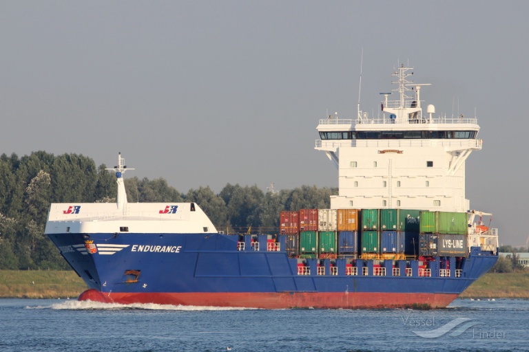 ENDURANCE, Container Ship Details and current position