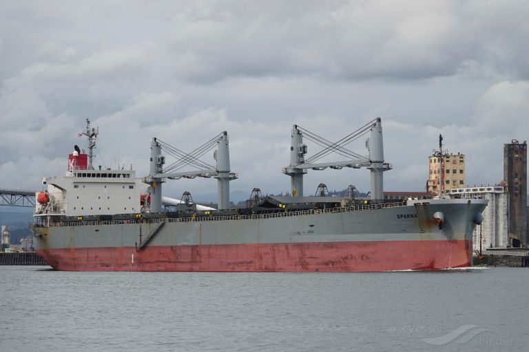 SPARNA, Bulk Carrier - Данные судна и текущее положение - IMO 9317353 ...