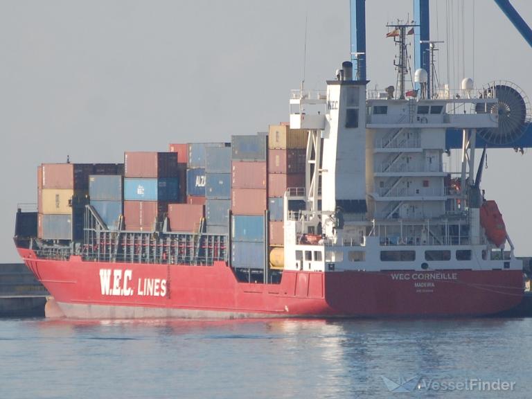 WEC CORNEILLE, Container Ship - Details and current position - IMO ...