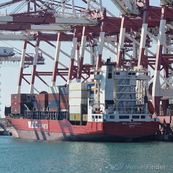 WEC CORNEILLE, Container Ship - Details and current position - IMO ...