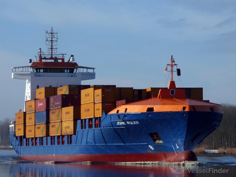 JORK RULER, Container Ship Details and current position IMO 9328027