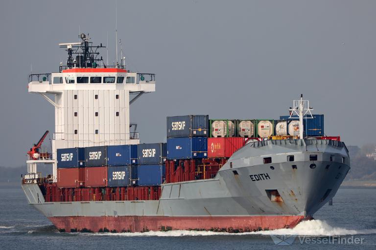 EDITH, Container Ship - Details and current position - IMO 9328625 ...